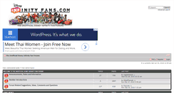 Desktop Screenshot of disneyinfinityforums.com