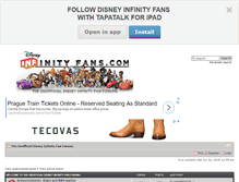 Tablet Screenshot of disneyinfinityforums.com